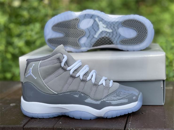 AJ 11 Cool Grey Shoes Sneakers - nk0001591 image 5