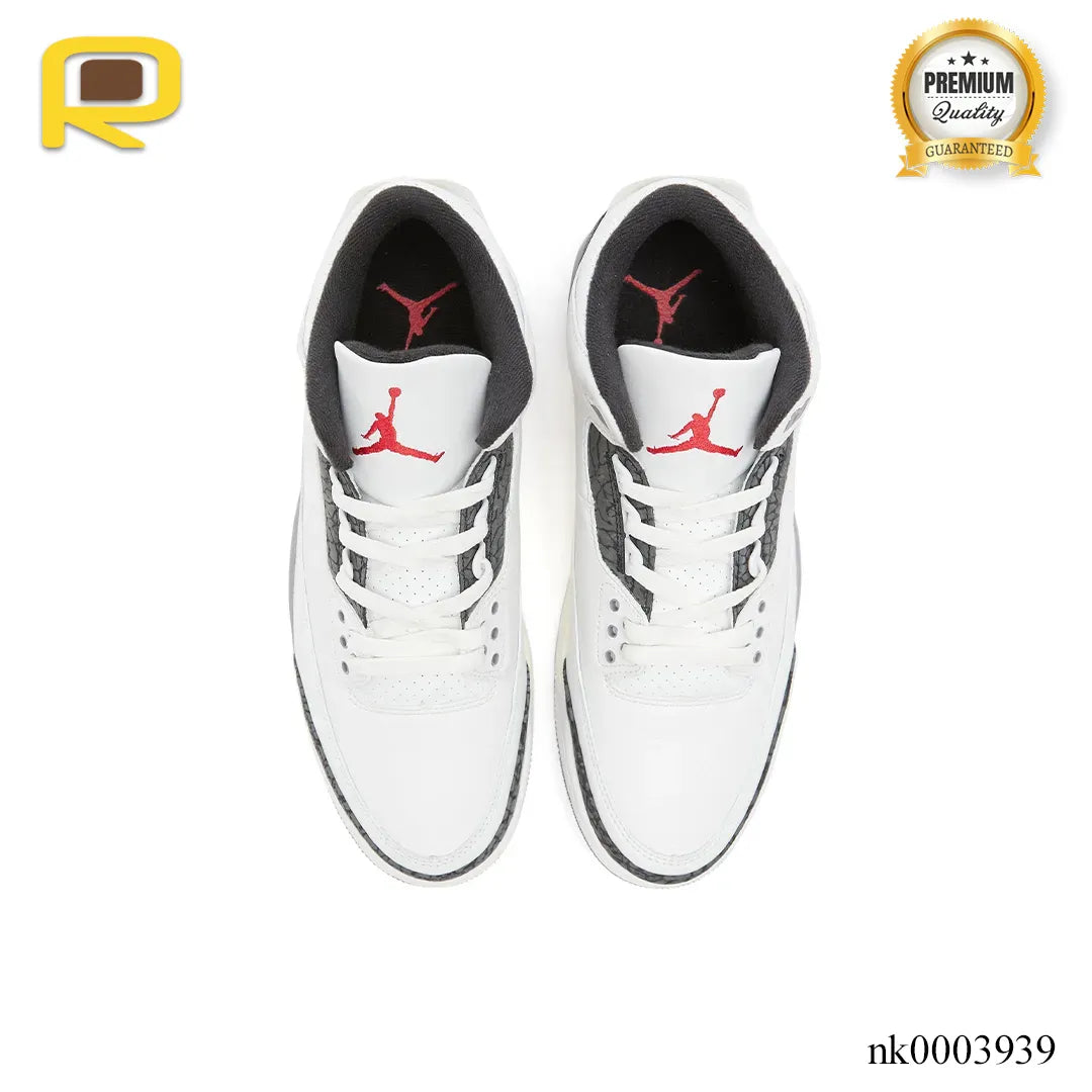 AJ 3 Cement Grey Shoes Sneakers - nk0003939 image 3