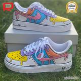 AF 1 Cartoon Drip Custom Shoes Sneakers - nk0002675 image 0