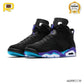 AJ 6 "Aqua" Shoes Sneakers - nk0003130 image 2