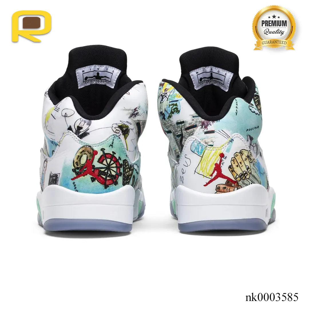 AJ 5 Retro Wings Shoes Sneakers - nk0000601 image 3
