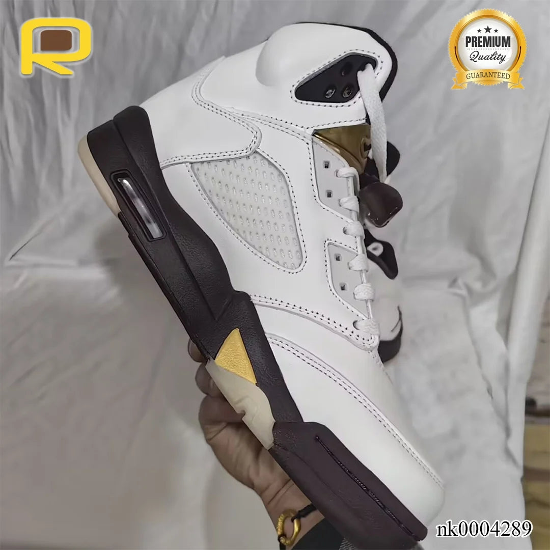 AJ 5 Earth/Golden Ticket Shoes Sneakers - nk0004289 image 6