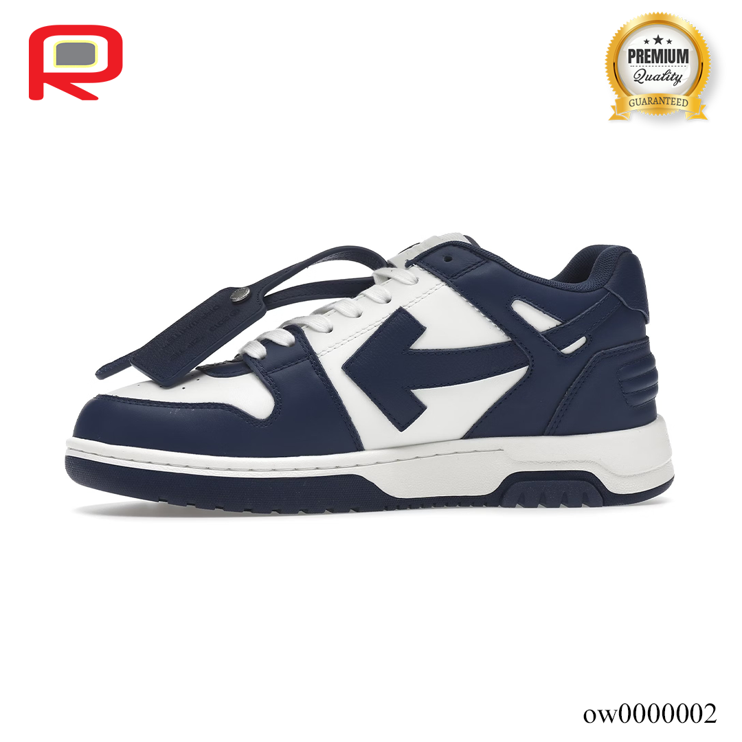 OW Out Of Office OOO Low Tops Dark Blue White Shoes Sneakers - ow0000002 image 1