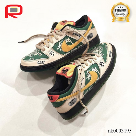 SB Dunk Drawing Stussy Car Speedway Custom Shoes Sneakers - nk0003195 image 0