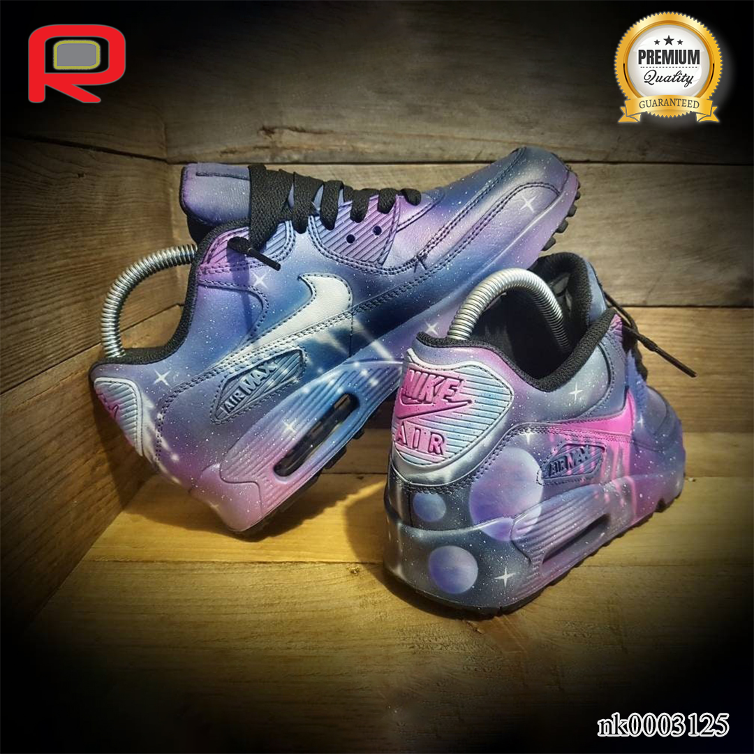 AM 90 Galaxy Custom Shoes Sneakers - nk0003125 image 4
