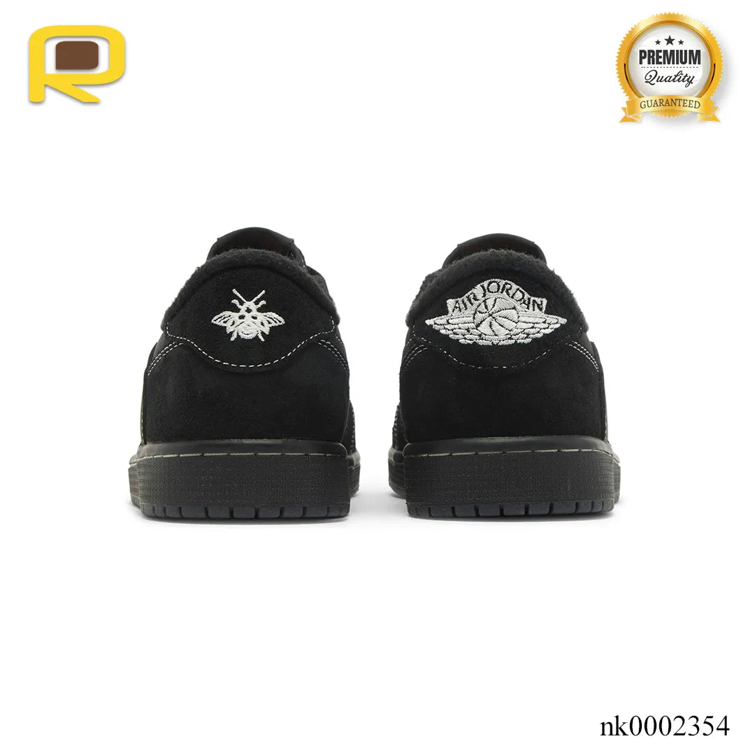 Travis Scott x AJ 1 Low Black Phantom Shoes Sneakers - nk0002354 image 3