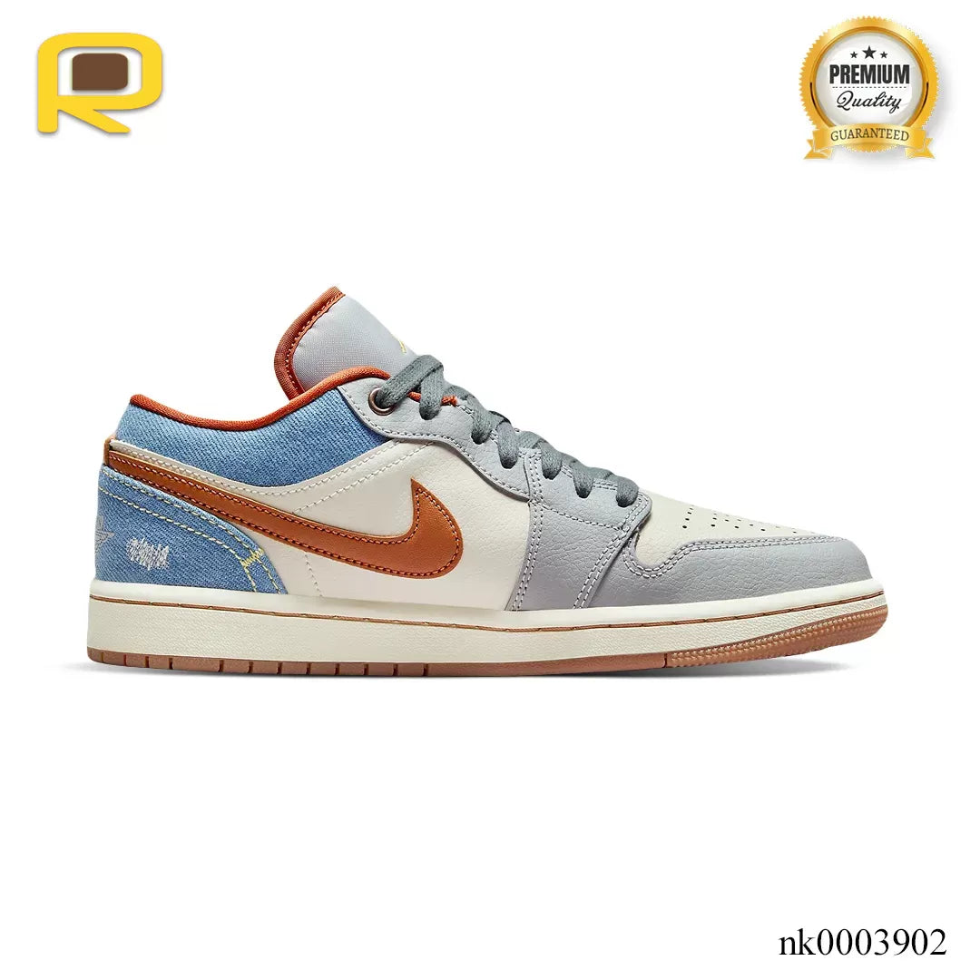 AJ 1 Low Phantom Denim Shoes Sneakers - nk0003902 image 0