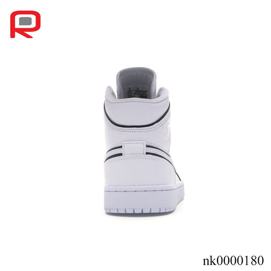 AJ 1 Mid Iridescent Reflective White Shoes Sneakers - nk0000180 image 2