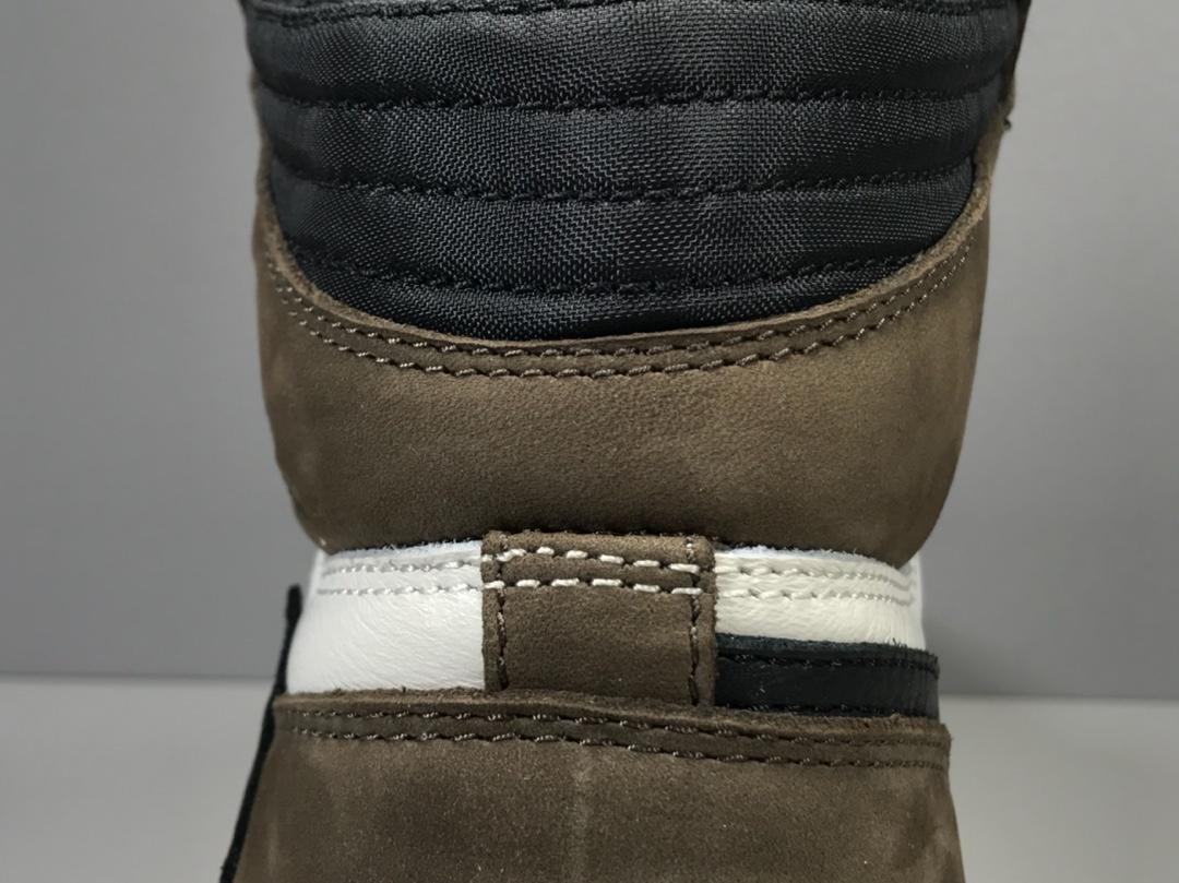 Travis Scott x AJ 1 High OG Mocha Shoes Sneakers – nk0000014 image 7