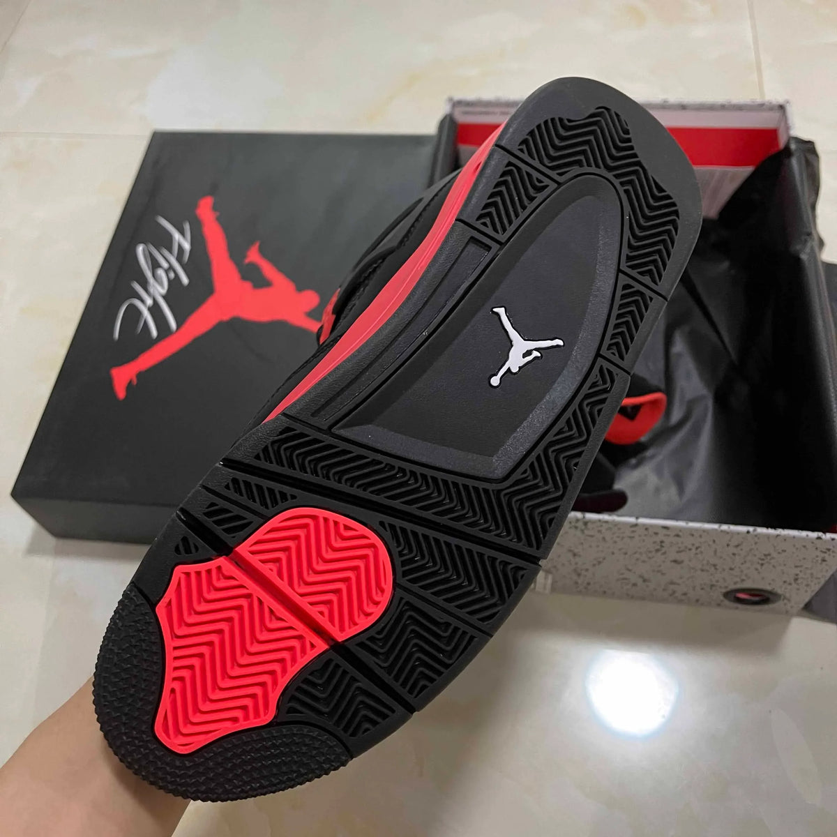 AJ 4 Retro Red Thunder Shoes Sneakers - nk0001682 image 6