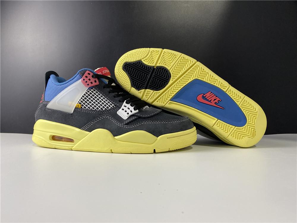 AJ 4 Retro Union Off Noir Shoes Sneakers - nk0001330 image 5