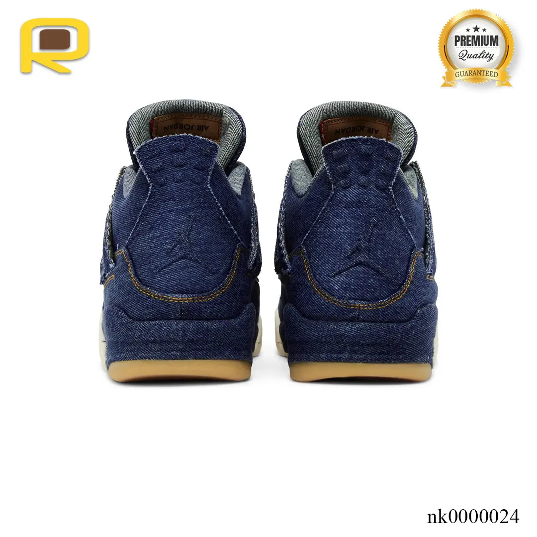 Levi’s x AJ 4 Denim Shoes Sneakers – nk0000024 image 3