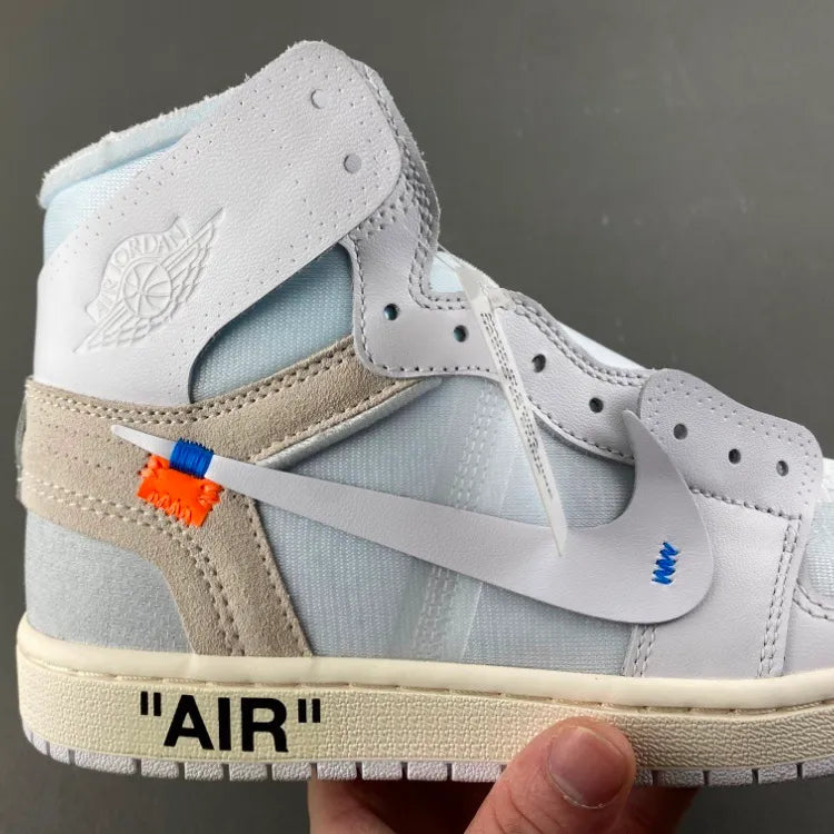 Virgil Abloh Archive x AJ 1 High OG 'Alaska' Shoes Sneakers – nk0004931 image 12