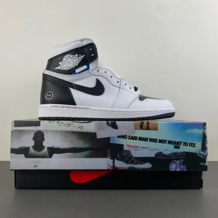 Fragment x Union LA x AJ 1 High OG Black White Shoes Sneakers – nk0004747 image 3