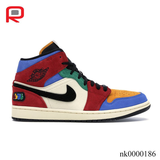 AJ 1 Mid SE Fearless Blue the Great Shoes Sneakers - nk0000186-2 image 0