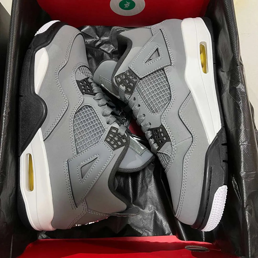 AJ 4 Cool Grey Shoes Sneakers (Big Size Available) – nk0000182 image 7