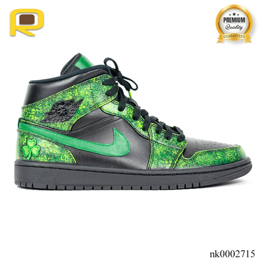 AJ 1 Luck of the Irish Edition Custom Shoes Sneakers - nk0002715 image 0