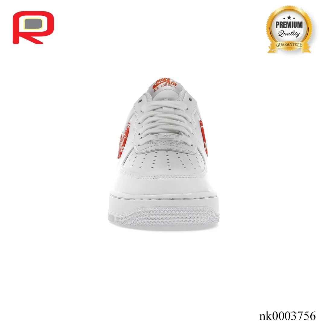 AF 1 Low Orange Paisley Shoes Sneakers - nk0003756 image 3