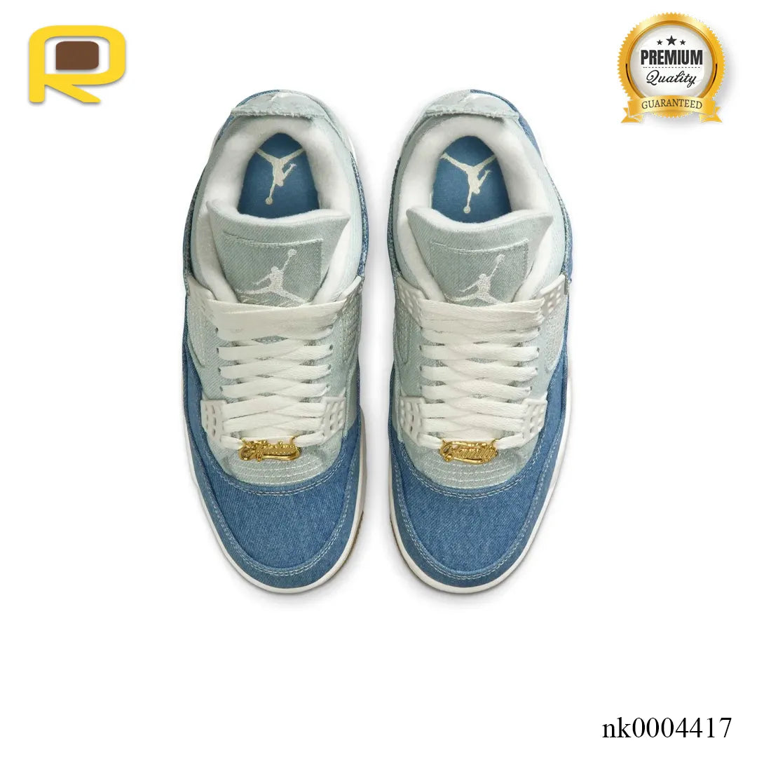 AJ 4 Denim Worn Blue Shoes Sneakers – nk0004418 image 3