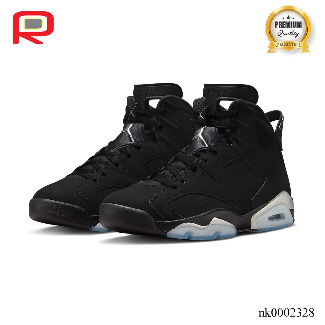 AJ 6 Retro Metallic Silver Shoes Sneakers - nk0002328 image 2