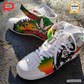 AF 1 Mid Rasta Love Custom Shoes Sneakers - nk0003058 image 3