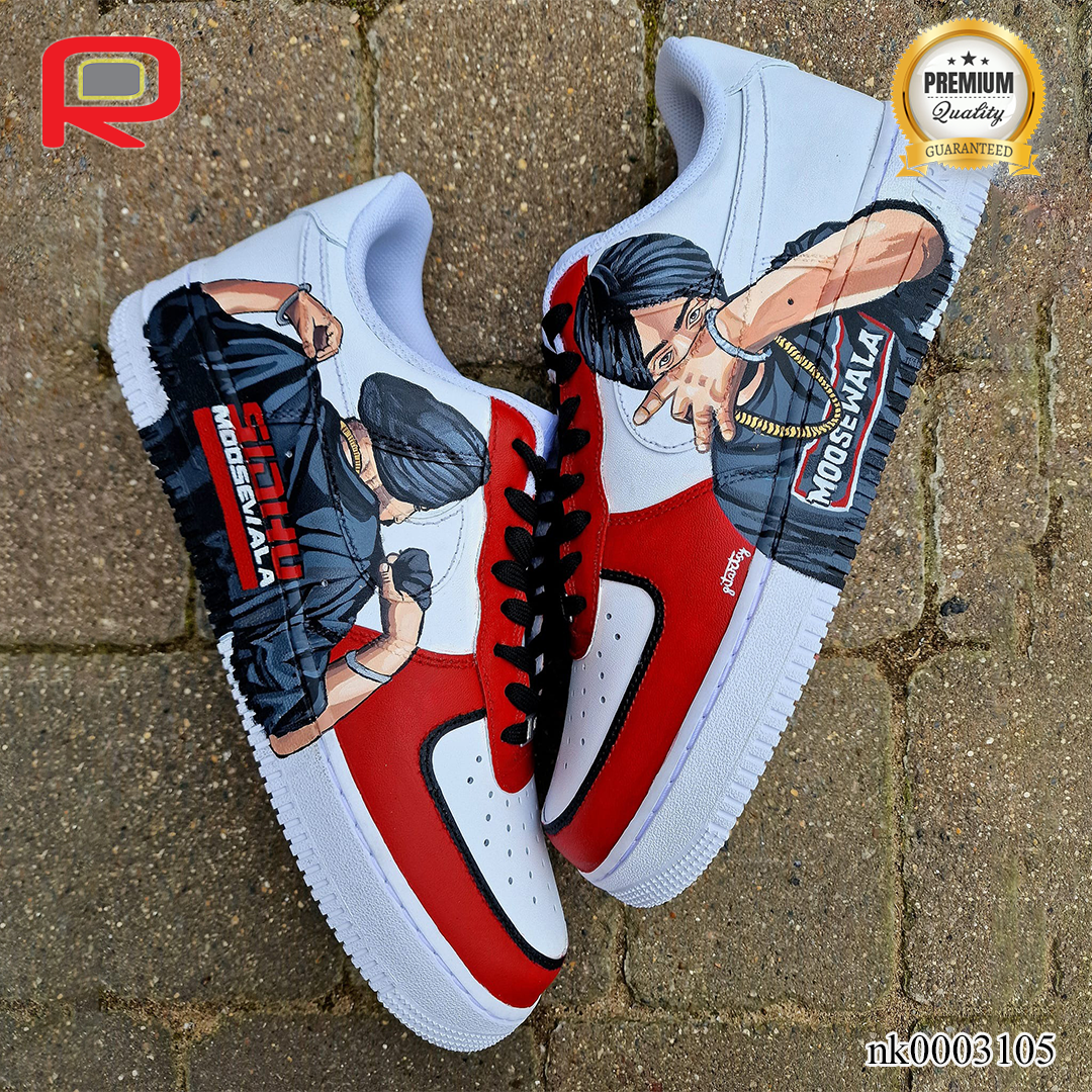 AF 1 Sidhu Moose Wala Custom Shoes Sneakers - nk0003105 image 2