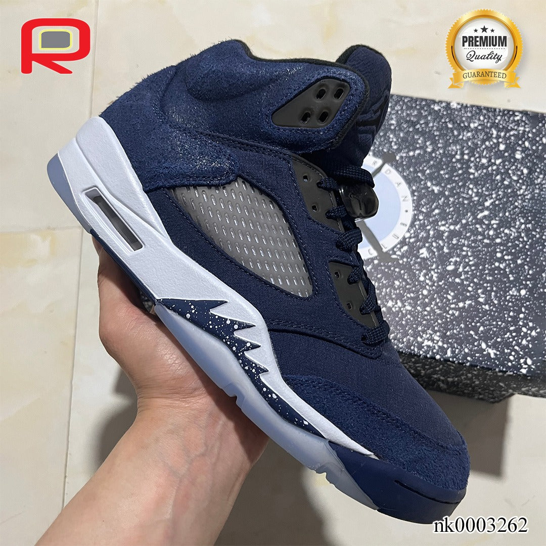 AJ 5 Midnight Navy Shoes Sneakers - nk0003262 image 6