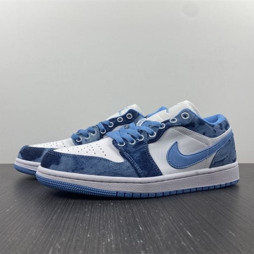 AJ 1 Low Washed Denim Shoes Sneakers - nk0002010 - Image 5