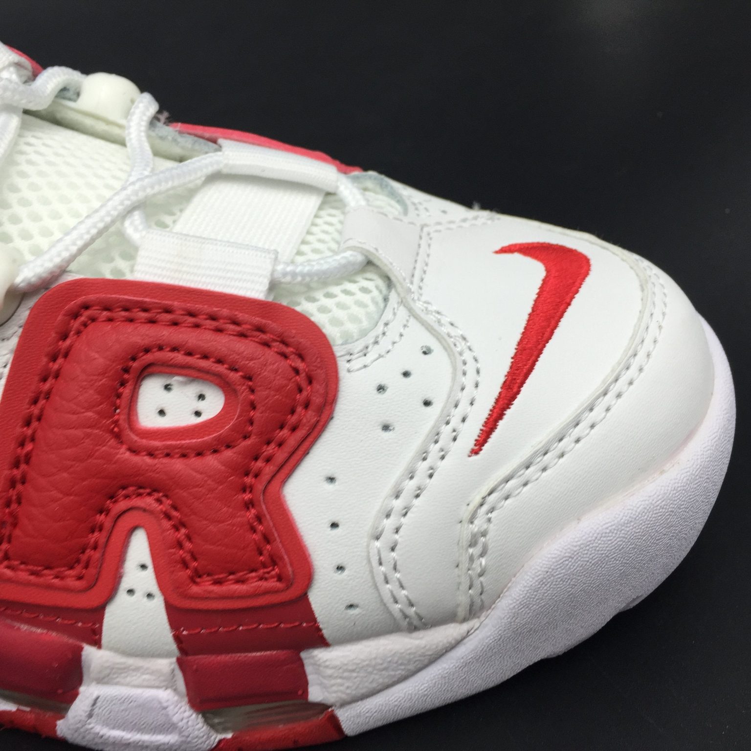Air More Uptempo Varsity Red Shoes Sneakers - nk0000096-2 - Image 3