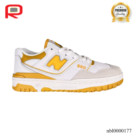 NB 550 Milk White Yellow Shoes Sneakers - nbl0000177