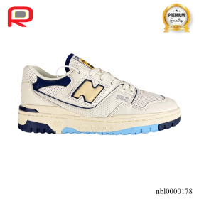 NB 550 Milk White Blue Shoes Sneakers - nbl0000178