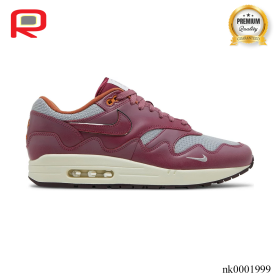 Patta x AM 1 Rush Maroon Shoes Sneakers - nk0001999