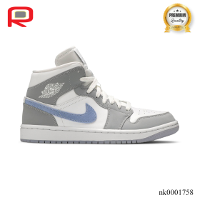 AJ 1 Mid Wolf Grey Aluminum Shoes Sneakers - nk0001758