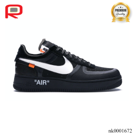 AF 1 Low OW Black White Shoes Sneakers - nk0001672