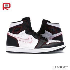 AJ 1 Retro High Defiant White Black Gym Red Shoes Sneakers - nk0000076-2