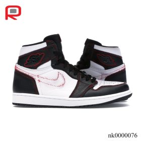 AJ 1 Retro High Defiant White Black Gym Red Shoes Sneakers - nk0000076