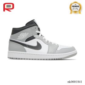 AJ 1 Mid Light Smoke Grey Shoes Sneakers - nk0001841