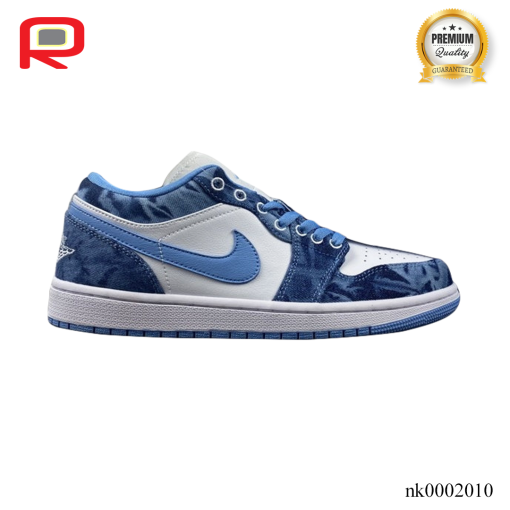 AJ 1 Low Washed Denim Shoes Sneakers - nk0002010