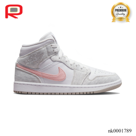 AJ 1 Mid SE Light Iron Ore Shoes Sneakers - nk0001789