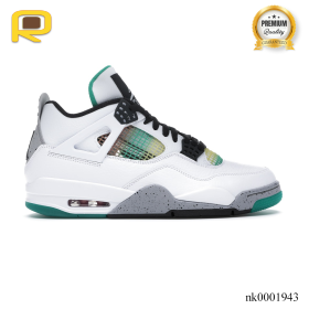 AJ 4 Retro Lucid Green Rasta Shoes Sneakers - nk0001943
