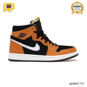 AJ 1 High Zoom Air CMFT Black Monarch Shoes Sneakers - nk0001755