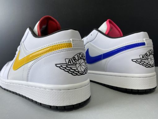 AJ 1 Low White Multi-Color Shoes Sneakers - nk0000776 - Image 12