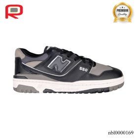 NB 550 Black Grey Shoes Sneakers - nbl0000169