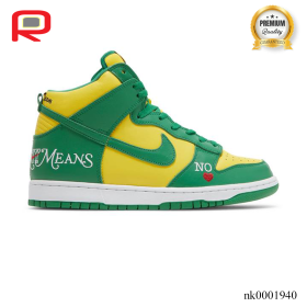 SB Dunk High Supreme By Any Means Brazil Shoes Sneakers - nk0001940