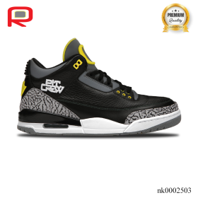AJ 3 Retro Oregon Ducks Pit Crew Black Shoes Sneakers - nk0002503