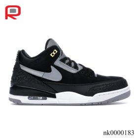 AJ 3 Retro Tinker Black Cement Gold Shoes Sneakers - nk0000183-2