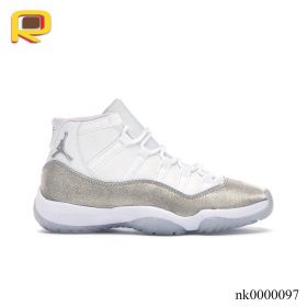AJ 11 Retro White Metallic Silver Shoes Sneakers - nk0000097