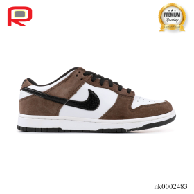 SB Dunk Low White Black Trail End Brown Shoes Sneakers - nk0002483