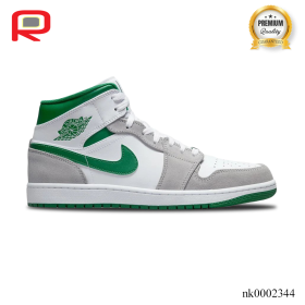 AJ 1 Mid SE Grey Green Shoes Sneakers - nk0002344