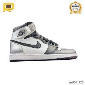 AJ 1 High OG WMNS Silver Toe Shoes Sneakers - nk0001426